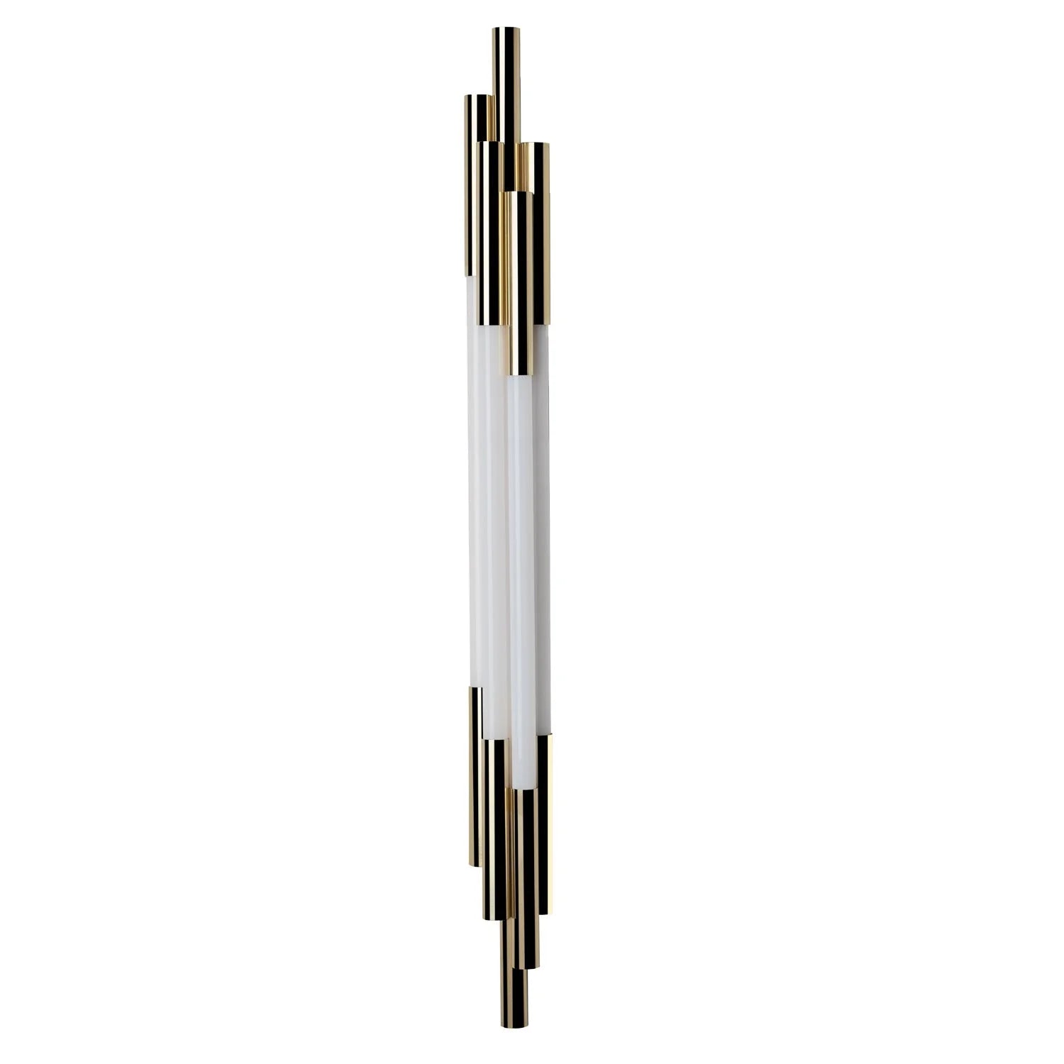 Sculptural Copper Linear Wall Sconces – Modern Minimalist Lighting