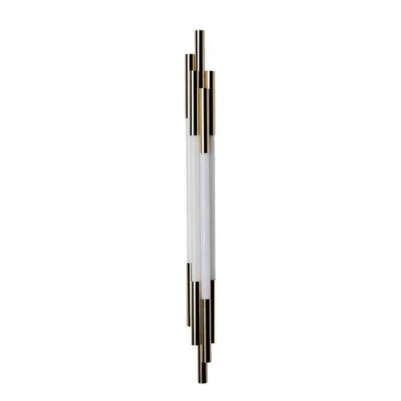 Sculptural Copper Linear Wall Sconces – Modern Minimalist Lighting