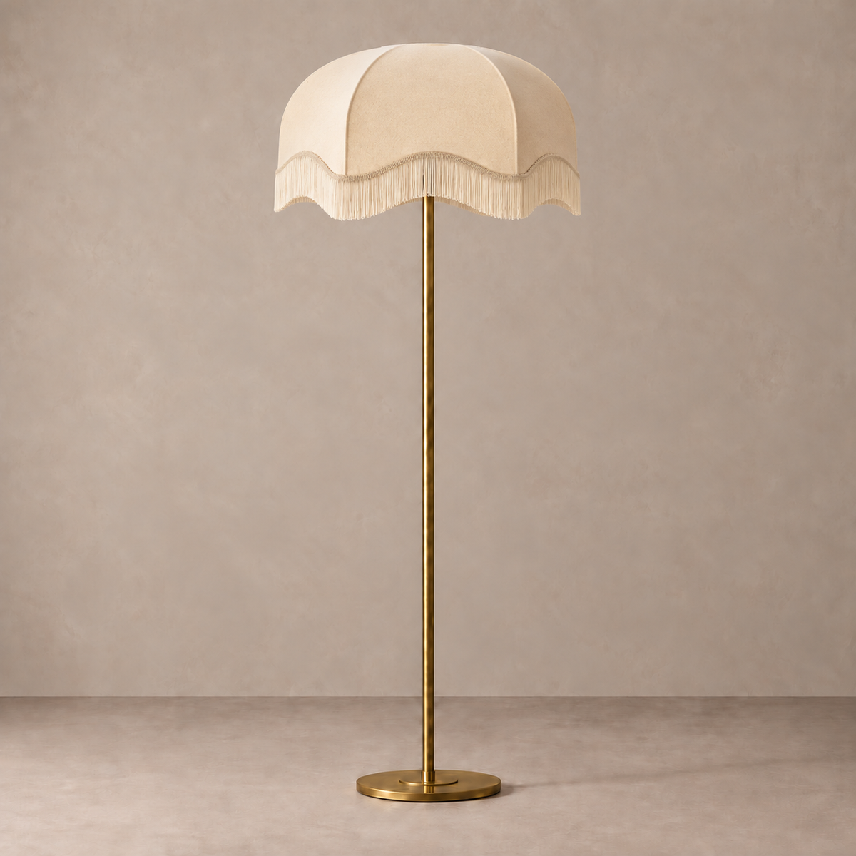 Brushed Brass Floor Lamp