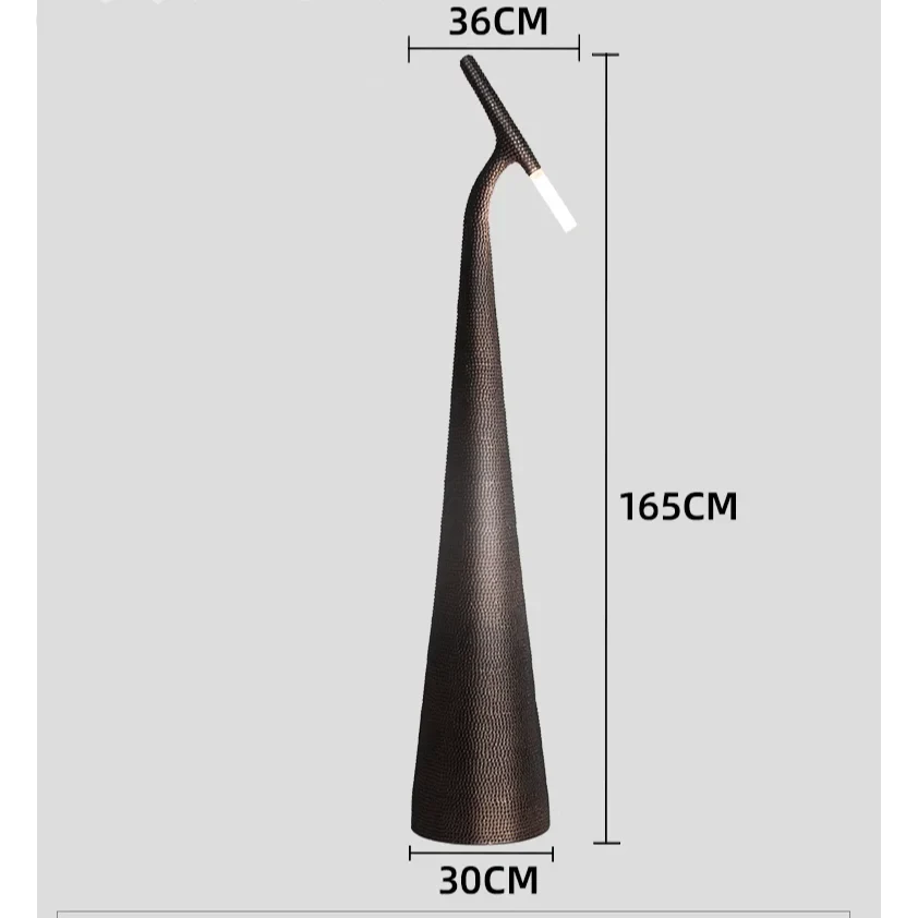 Resin Floor Lamp 165cm | Sculptural Pmma Diffuser Standing Modern Minimalist Living & Office Casalolalights Luxury