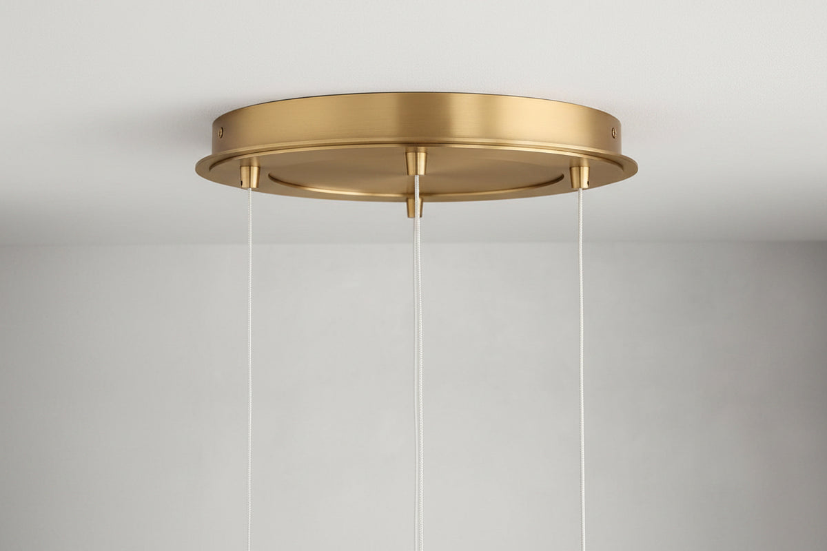 Colored Glass and Brass 5 Light Pendant Chandelier Long Drop Stairwell or Double Height Entry Lighting Casalolalights