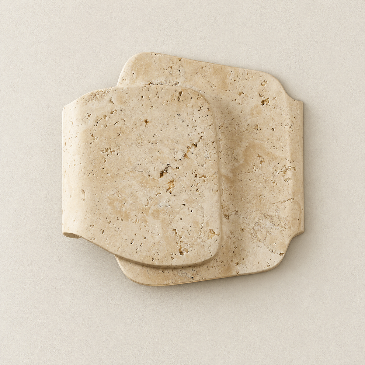 Travertine Layered Wall Sconce