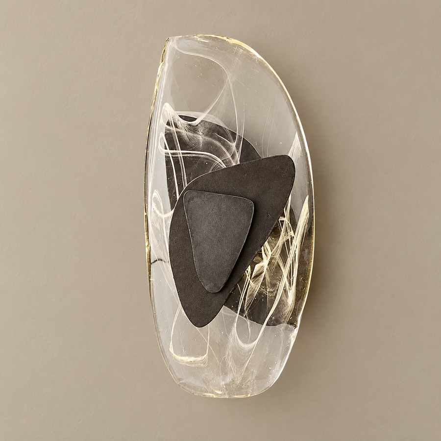 Crystal & Resin Wall Sconce