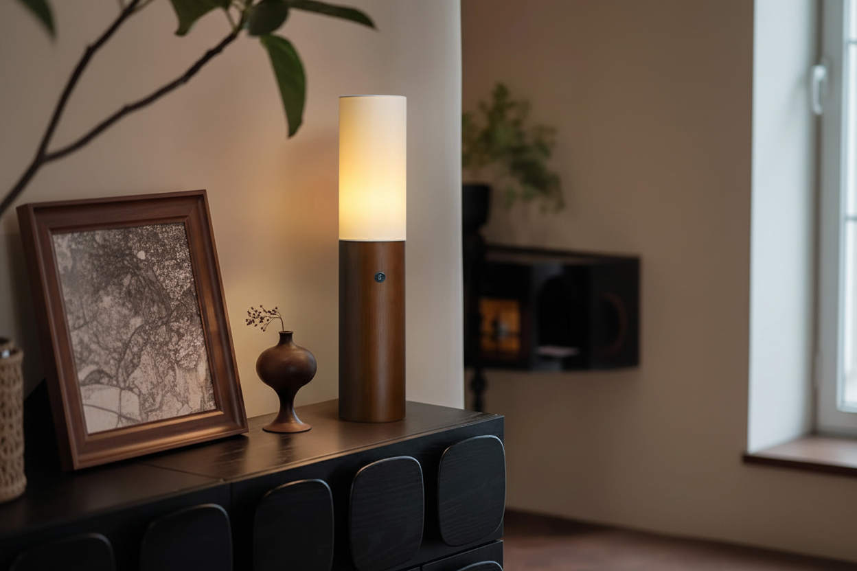 Колонные деревянные торшеры | Clwab25s