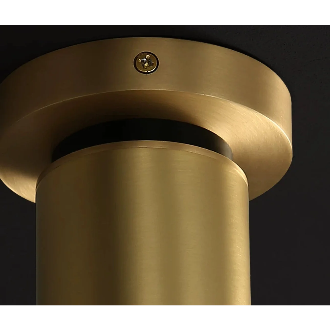 2-light Copper Track Lighting | Adjustable Flush Mount Fixture for Low Ceilings