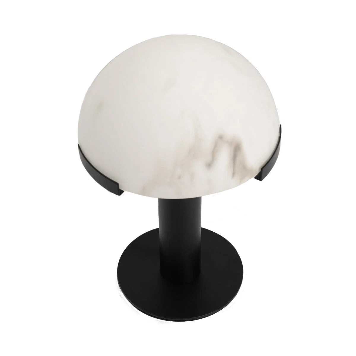 Black Alabaster Table Lamp for Bedroom & Living Room | Brass and Marble Desk High-end Interiors Casalolalights Luxury