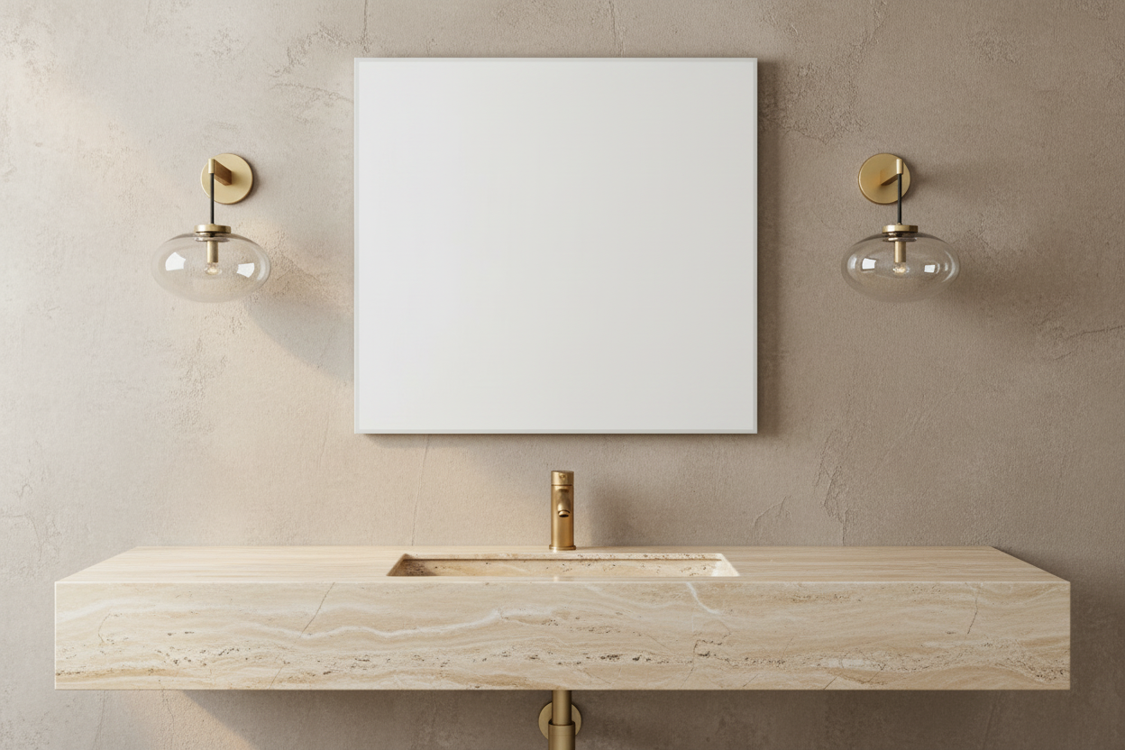 BRASS GLASS WALL SCONCE | DESIGN CLFFD1