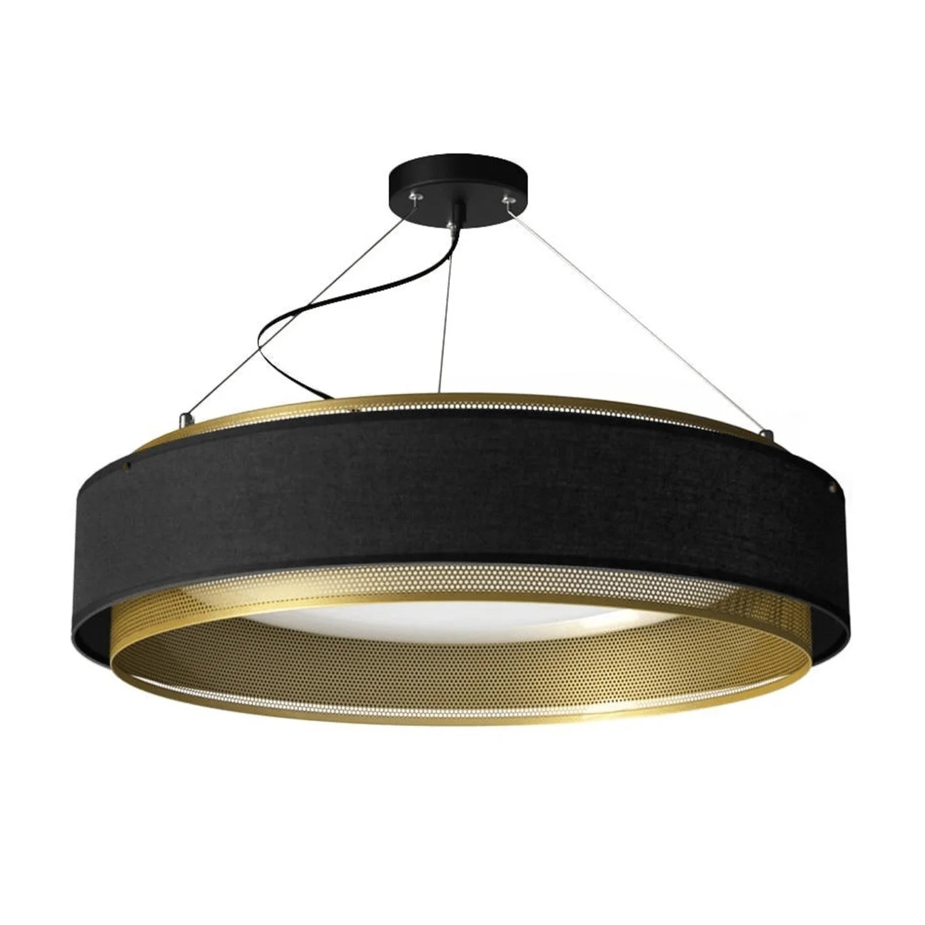 Round Ceiling Light Fixture | Modern Luxe Low Lamp | Casalola