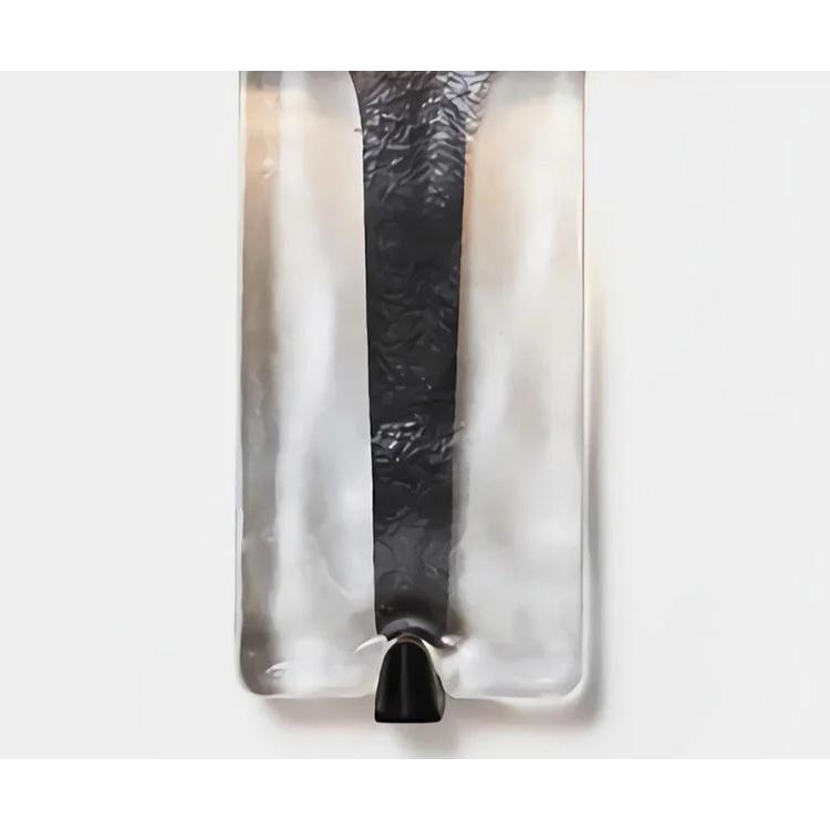 Black Glass and Copper Vertical Wall Light for Hallway & Living Room – Modern Sconce Casalolalights Luxury Lamps