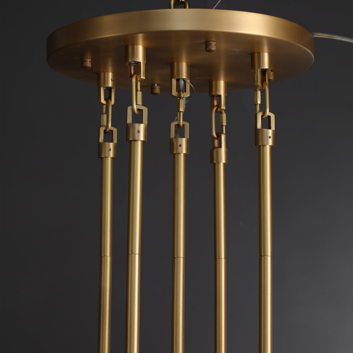 Round Crystal Drum Chandelier – Luxury Copper Led Modern Dining Light Casalolalights Luxury Lamps for Interior Designers