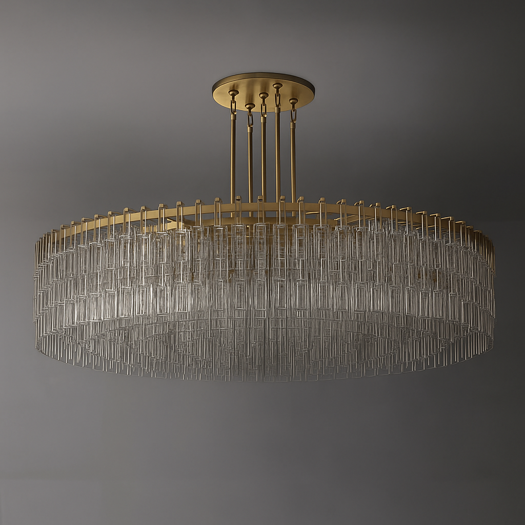 CRYSTAL DRUM CHANDELIER | CLHUYL0258