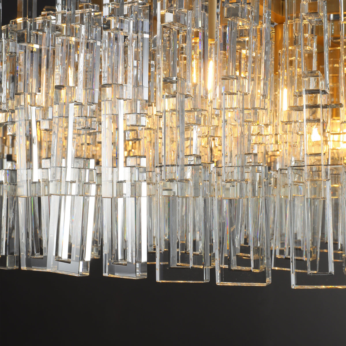 Round Crystal Drum Chandelier – Luxury Copper Led Modern Dining Light Casalolalights Luxury Lamps for Interior Designers