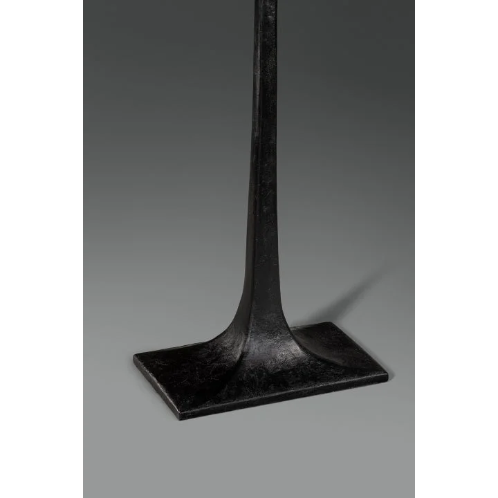 Sculptural Eggshell Floor Lamp – Artisan Brass Base | Modern Lighting Cupola