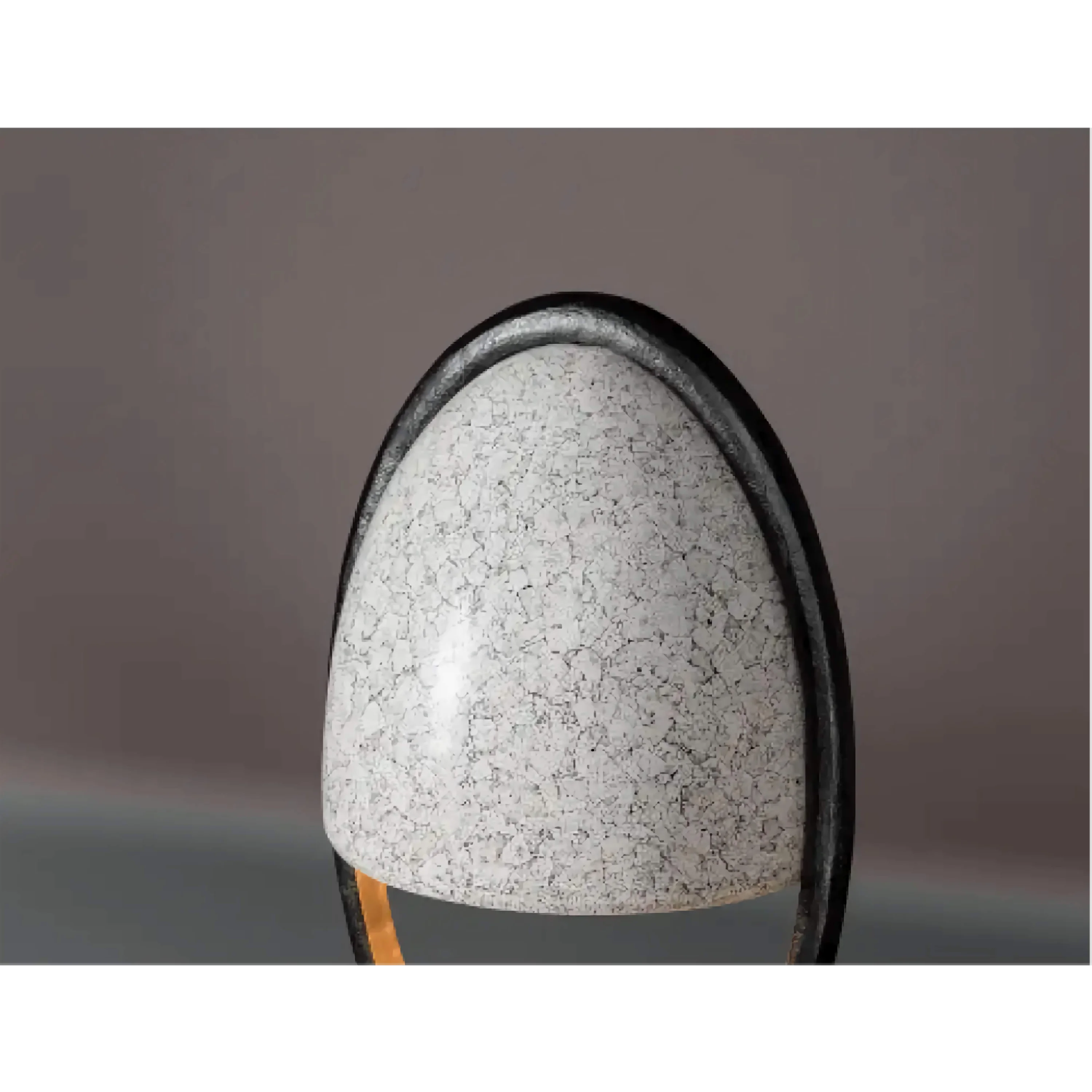 Sculptural Marble Table Lamp – Artisan Brass Base | Modern Lighting