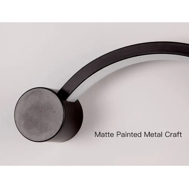 Curved Led Wall Lamp | Modern Linear Corridor Sconce Bronze or Chrome Hallway Stairway & Living Room Casalolalights
