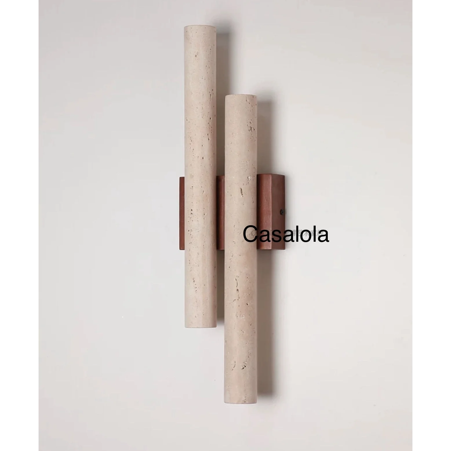 Double Marble Decorative Wall Lamps for Wabi Sabi Interiors