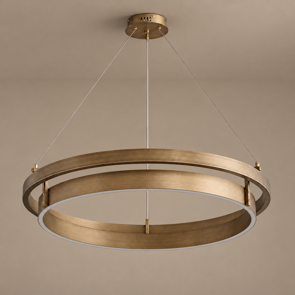 Modern Chandelier - Double Led Ring Casalola Lights Luxury Lamps for Interior Designers
