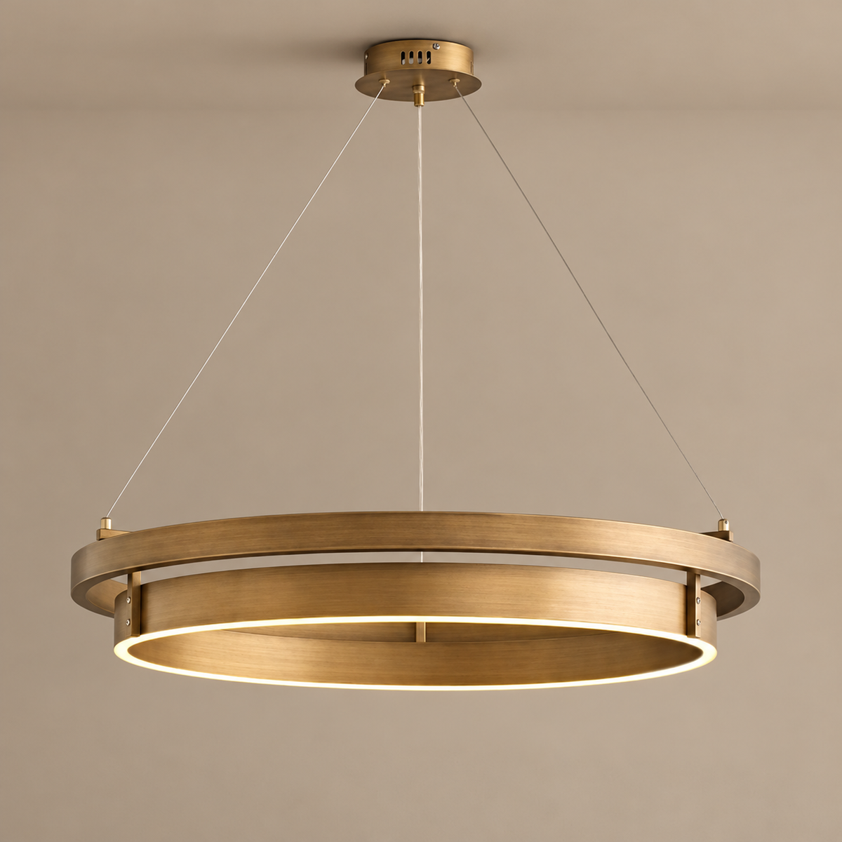 Modern Chandelier - Double Led Ring Casalola Lights Luxury Lamps for Interior Designers