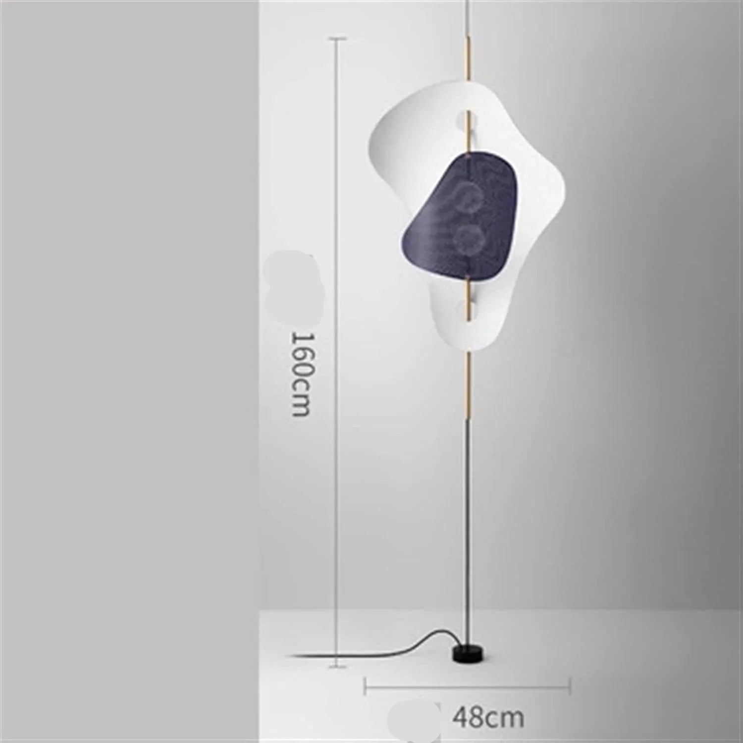 Sculptural Table Lamp 55cm | Polished Steel Geometric Accent Dual Dimmable Light Living Room & Office Casalolalights