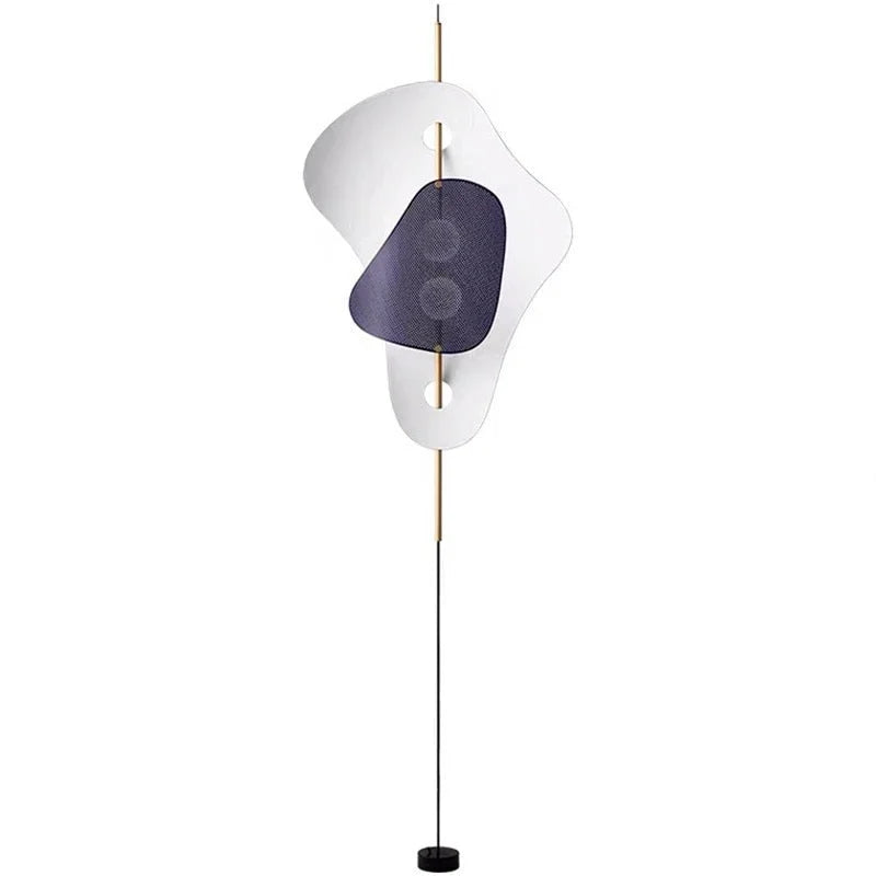 Sculptural Table Lamp 55cm | Polished Steel Geometric Accent Dual Dimmable Light Living Room & Office Casalolalights
