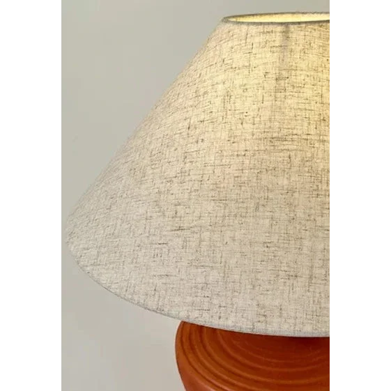 Earth Tones Ceramic Painted Table Lamp | Unique Lighting