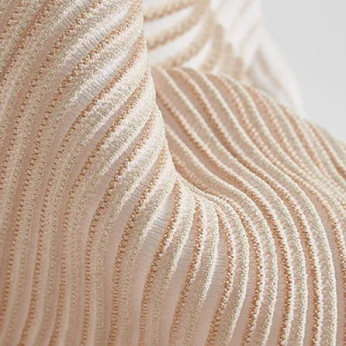 Ecru Knitting Fabric Table Lamp for Living Room Bedroom Restaurants