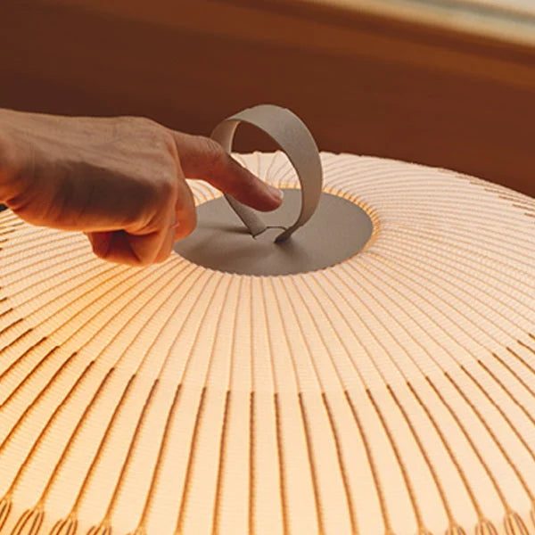 Ecru Knitting Fabric Table Lamp for Living Room Bedroom Restaurants