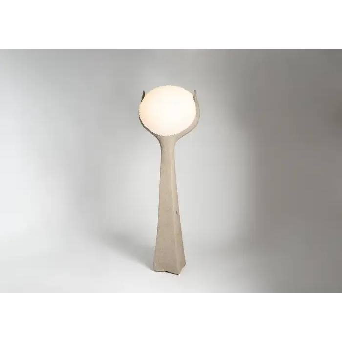 Sculptural Concrete Floor Lamp | Modern Artisanal Lighting Soma