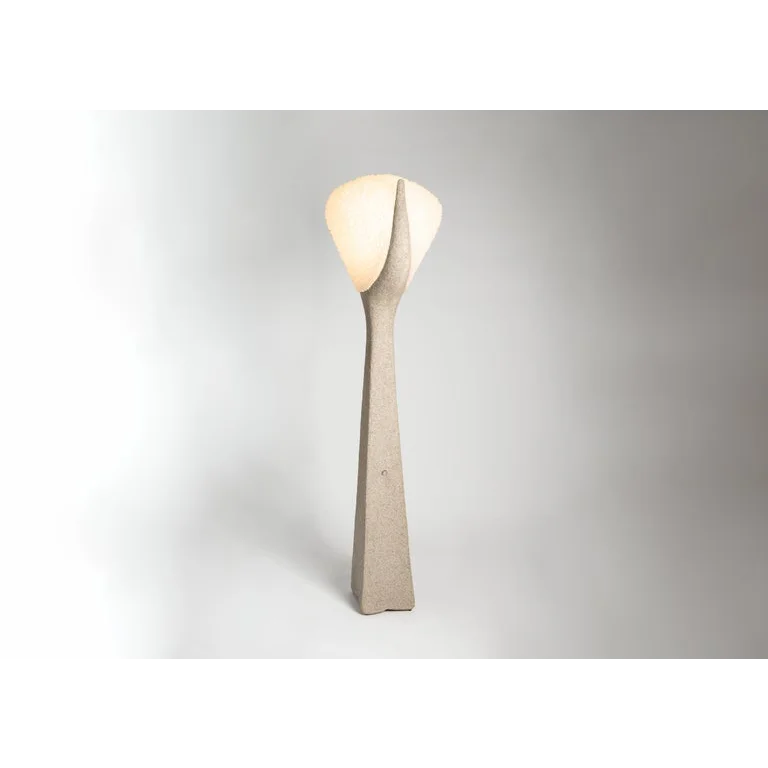 Sculptural Concrete Floor Lamp | Modern Artisanal Lighting Soma