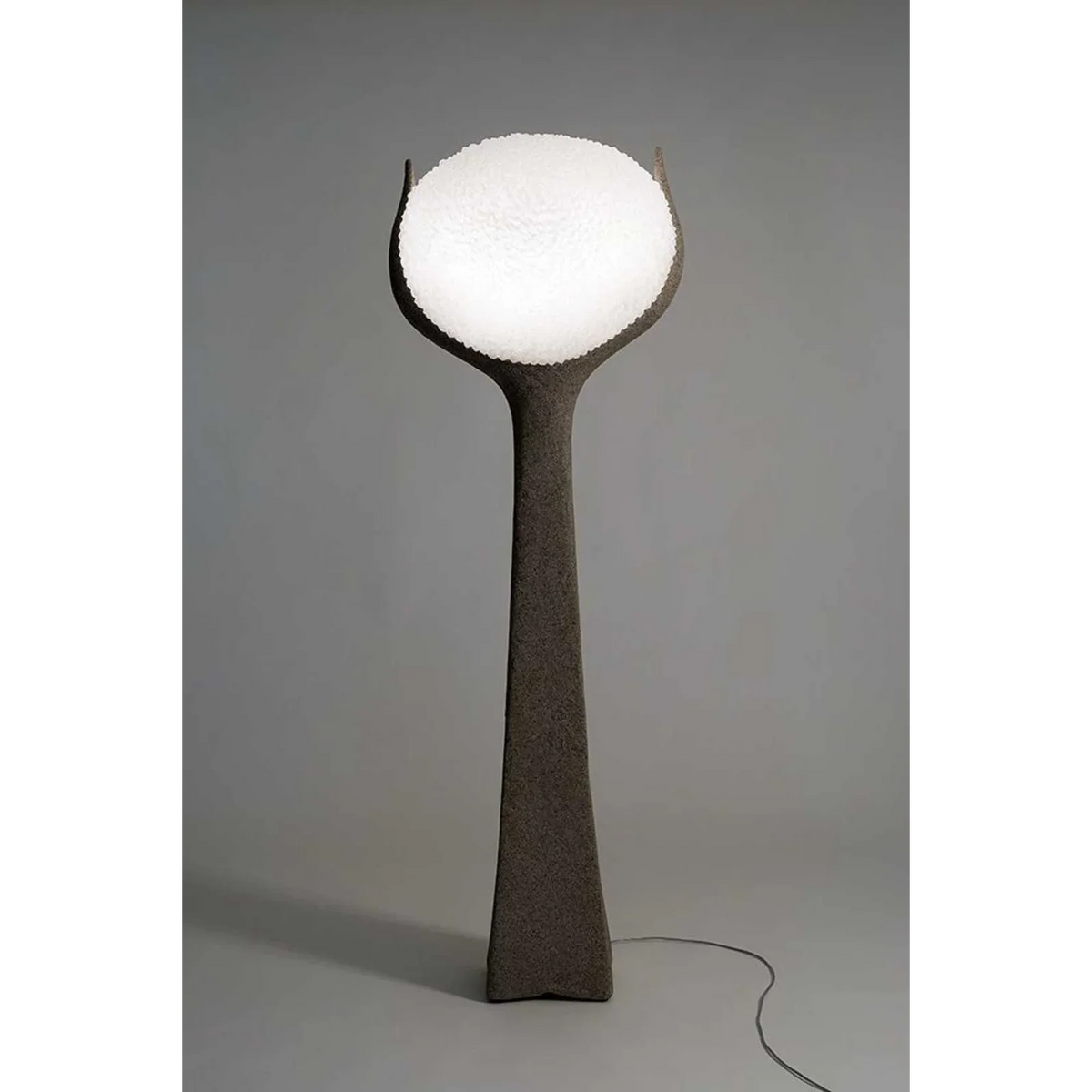 Dark Glass Sculpture Floor Lamp | 183cm Tall Integrated Led Gallery Light Contemporary Art Form Casalola Lights Luxury