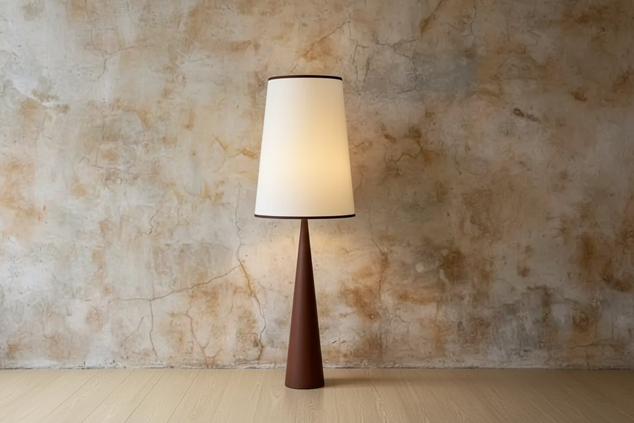 Contemporary Bakelite Floor Lamp | Retro Modern Minimalist Design | Elegant Table