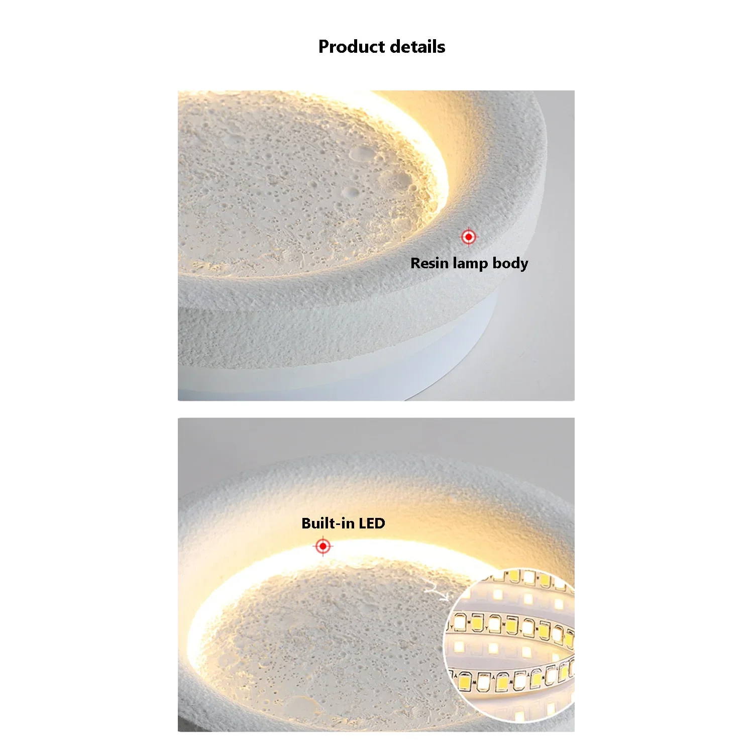 Full Moon Wall Lamp 28cm | Minimalist Round Led Disc Light Soft Glow Bedroom Hallway & Living Room Casalolalights