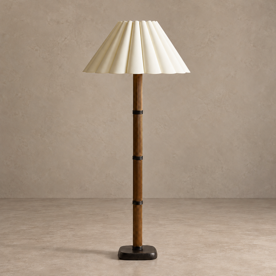 Galerie Fluted Column Floor Lamp