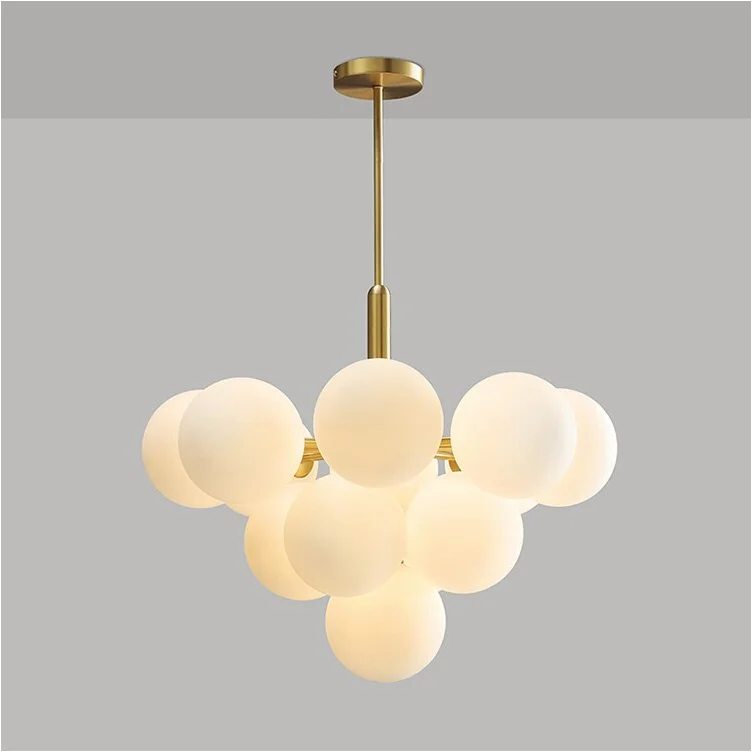 Modern Chandelier Luxury Metal Semi-flush Mount Glass 1-13 Heads Available | Casalola