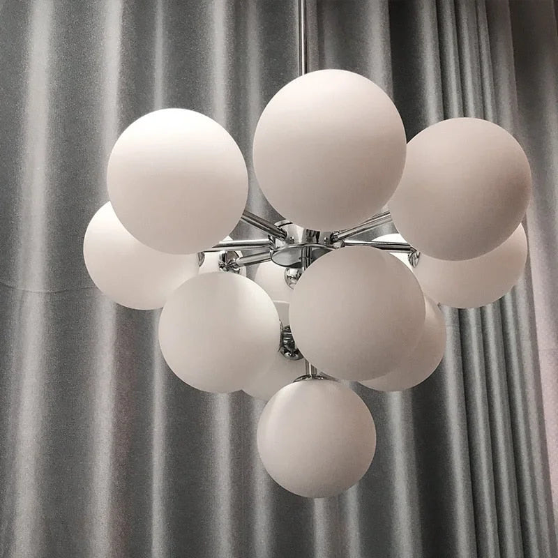 Modern Chandelier Luxury Metal Semi-flush Mount Glass 1-13 Heads Available | Casalola