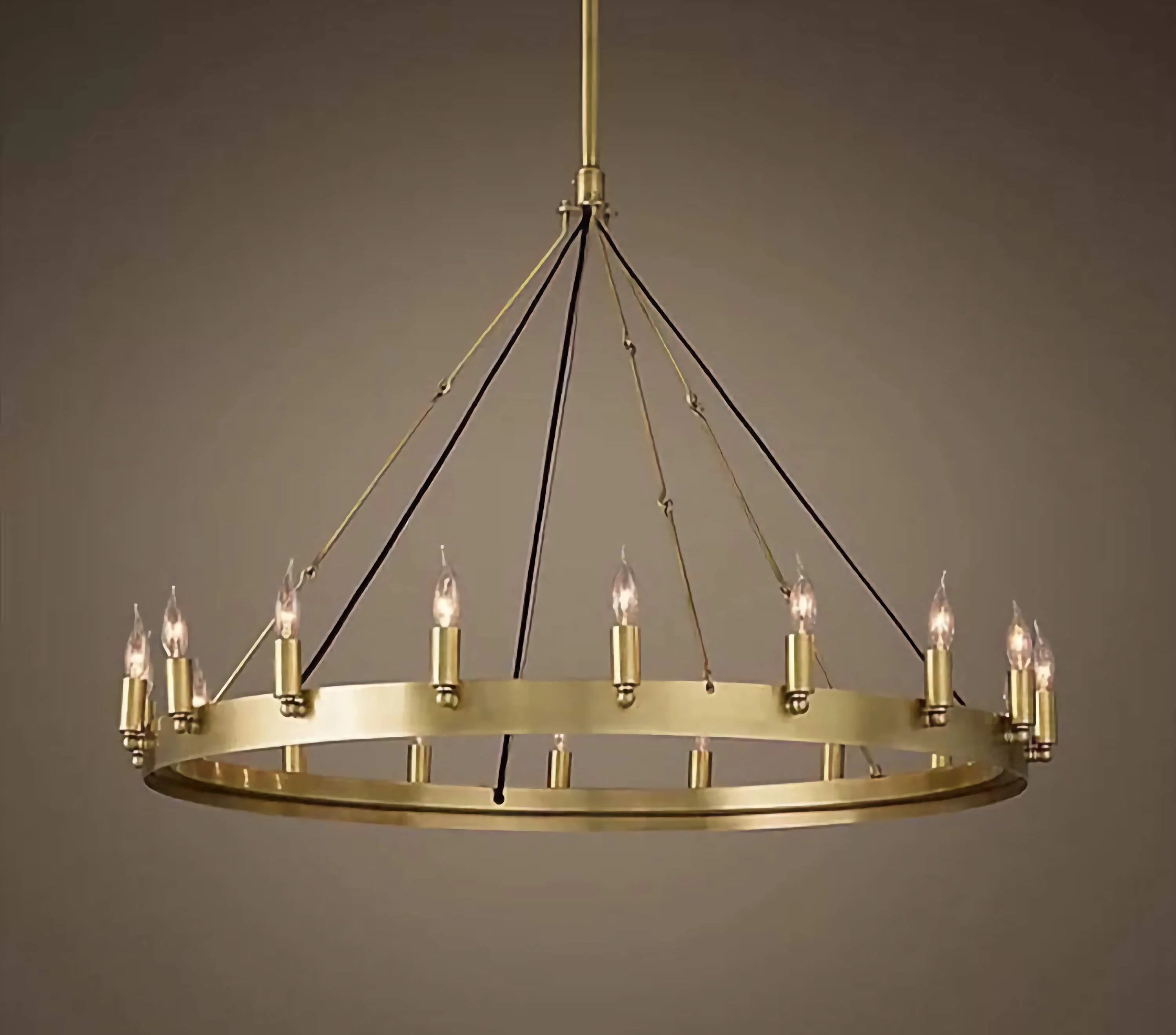 Iron Ring Chandelier Led – Dining Room Candle Pendant Casalolalights Luxury Lamps for Interior Designers