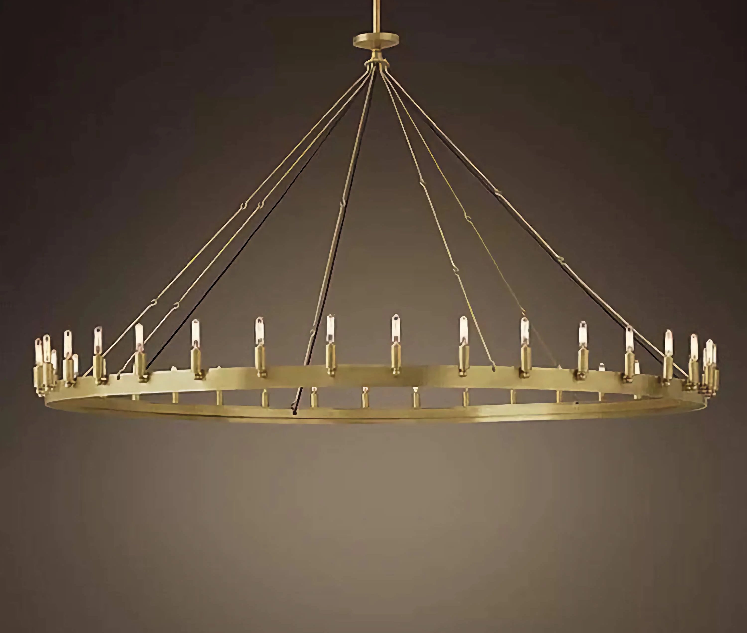 Iron Ring Chandelier Led – Dining Room Candle Pendant Casalolalights Luxury Lamps for Interior Designers