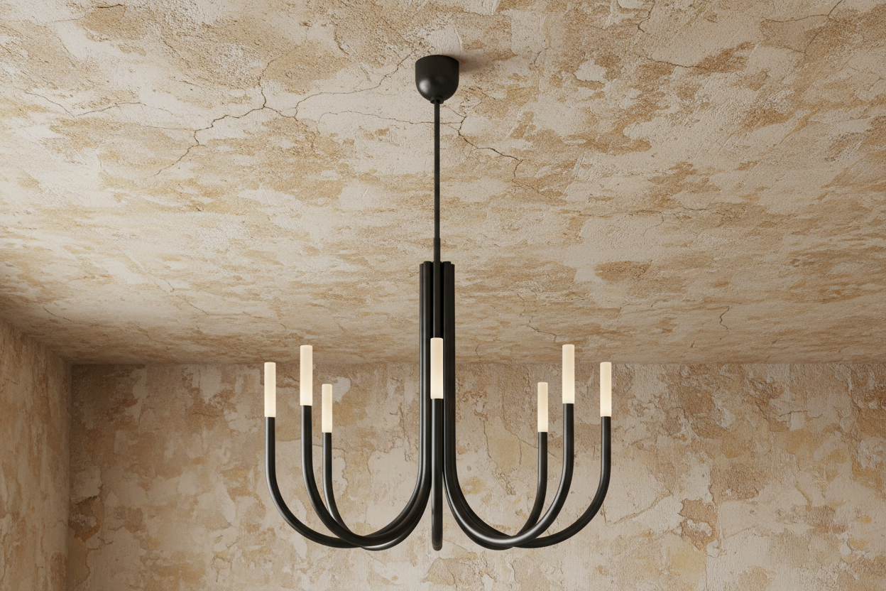 大号黑色烛台吊灯 | CL0287KLB