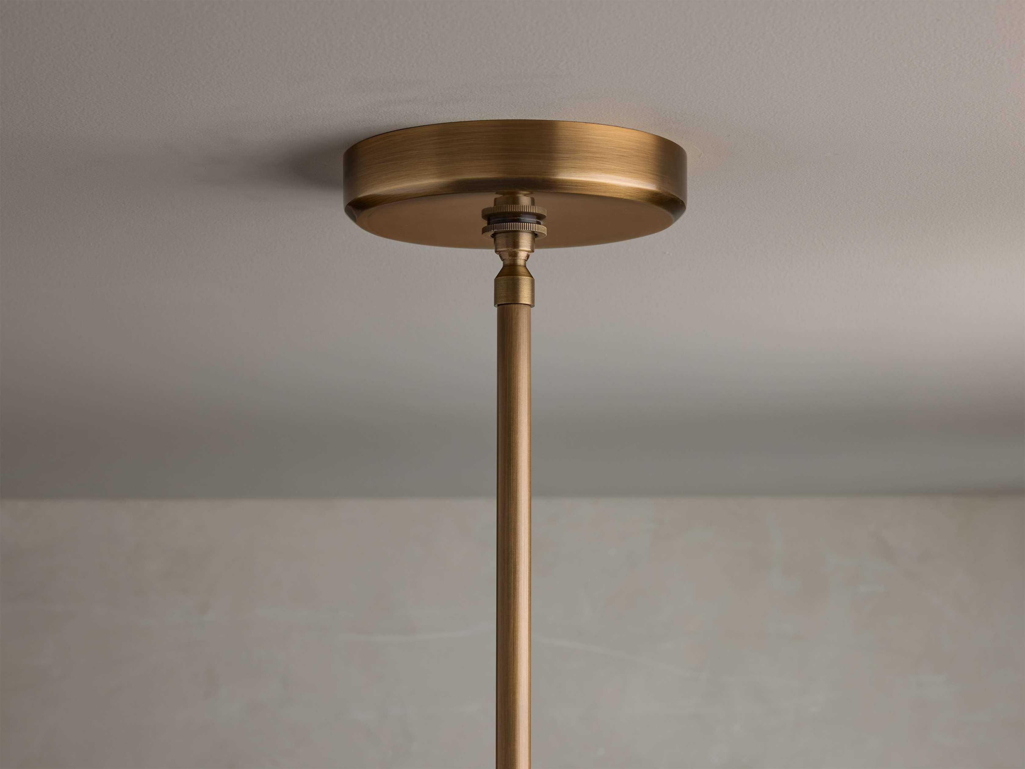 Large Alabaster and Antique Brass Semi Flush Ceiling Light Natural Stone Dining or Living Room Fixture Casalolalights