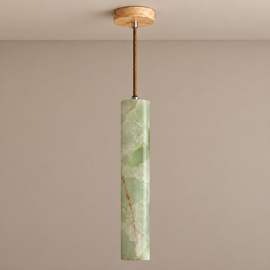 Green Onyx Pendant Light