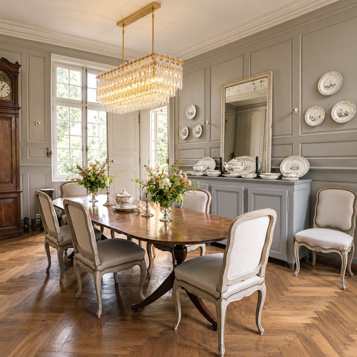 Linear Chandelier - Crystal Rectangle Casalola Lights Luxury Lamps for Interior Designers