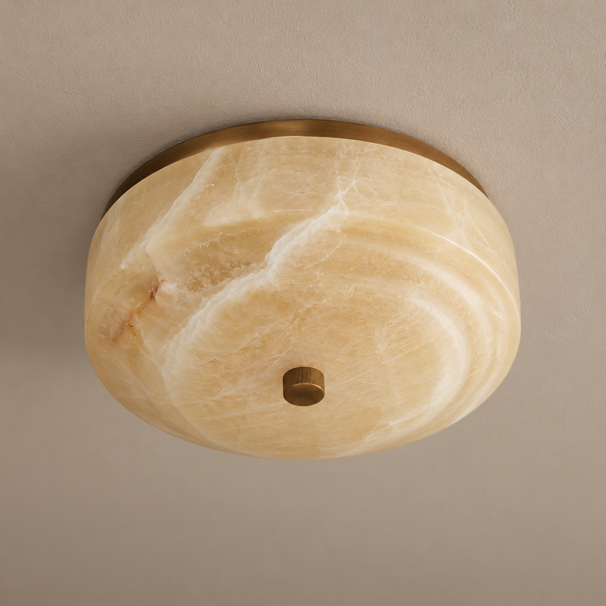 Honey Onyx Flush Mount