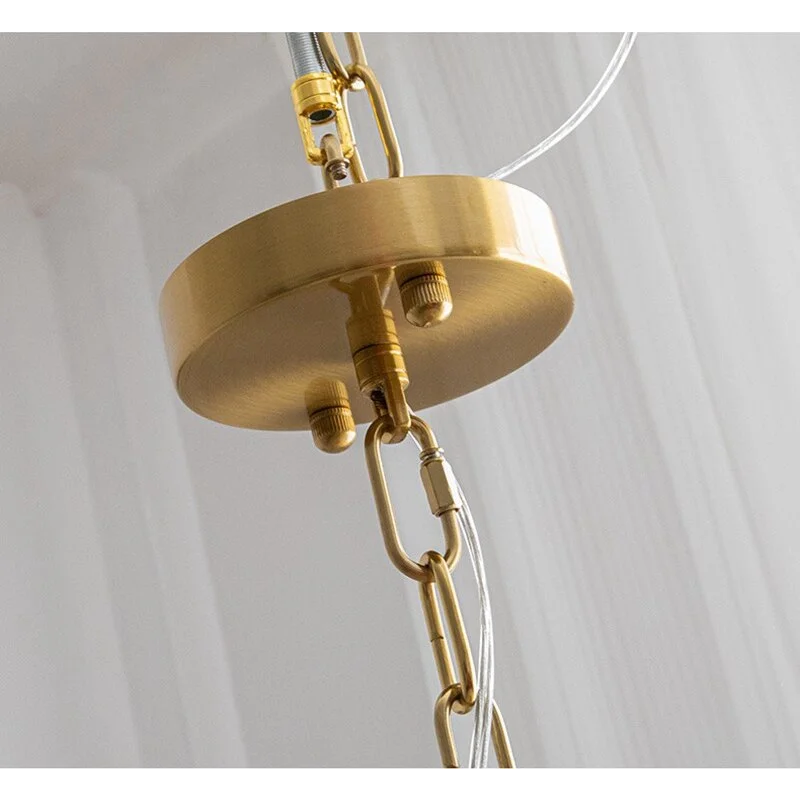 Luxury Crystal Chandelier with Copper Base for Modern Victorian Living Room Stairs