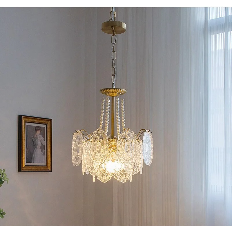 Luxury Crystal Chandelier with Copper Base for Modern Victorian Living Room Stairs