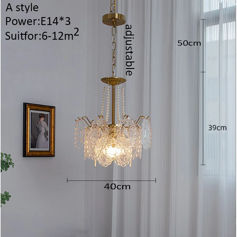 Luxury Crystal Chandelier with Copper Base for Modern Victorian Living Room Stairs