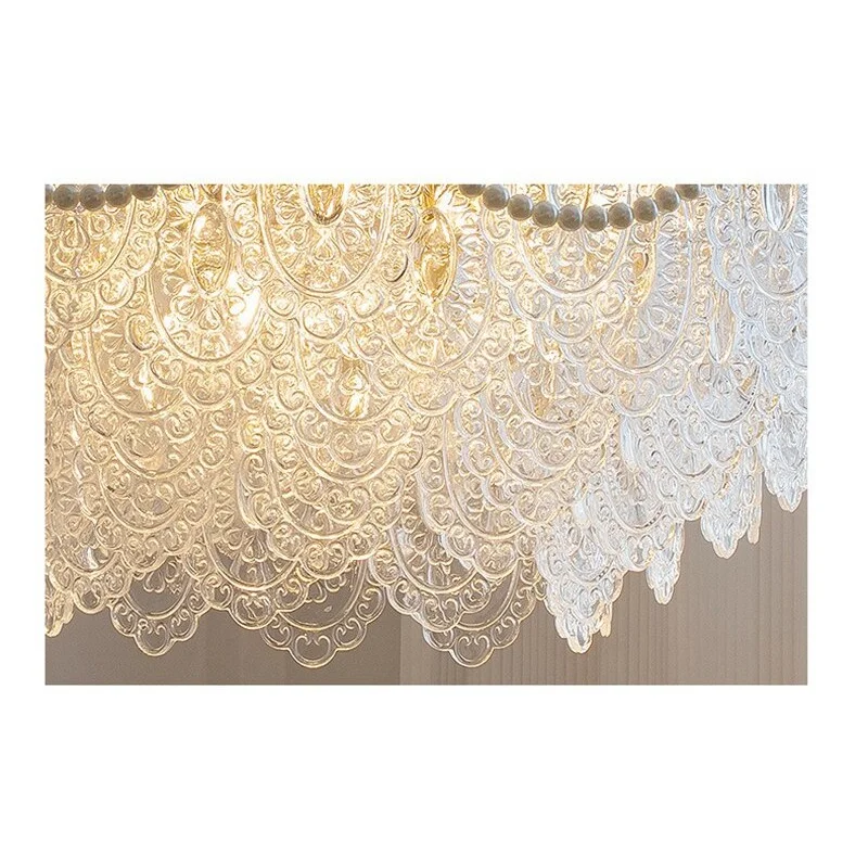 Luxury Crystal Chandelier with Copper Base for Modern Victorian Living Room Stairs