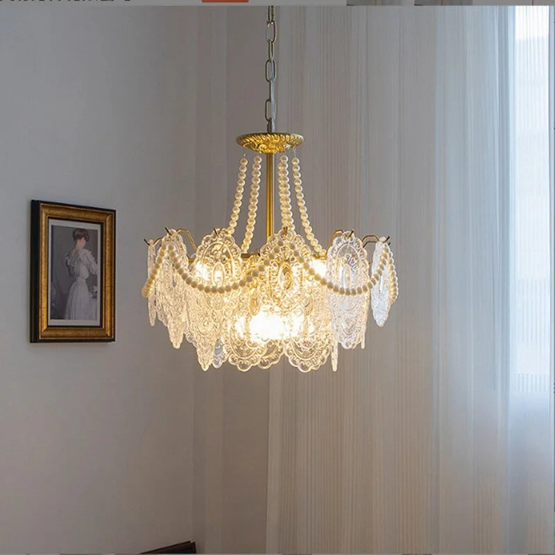 Luxury Crystal Chandelier with Copper Base for Modern Victorian Living Room Stairs