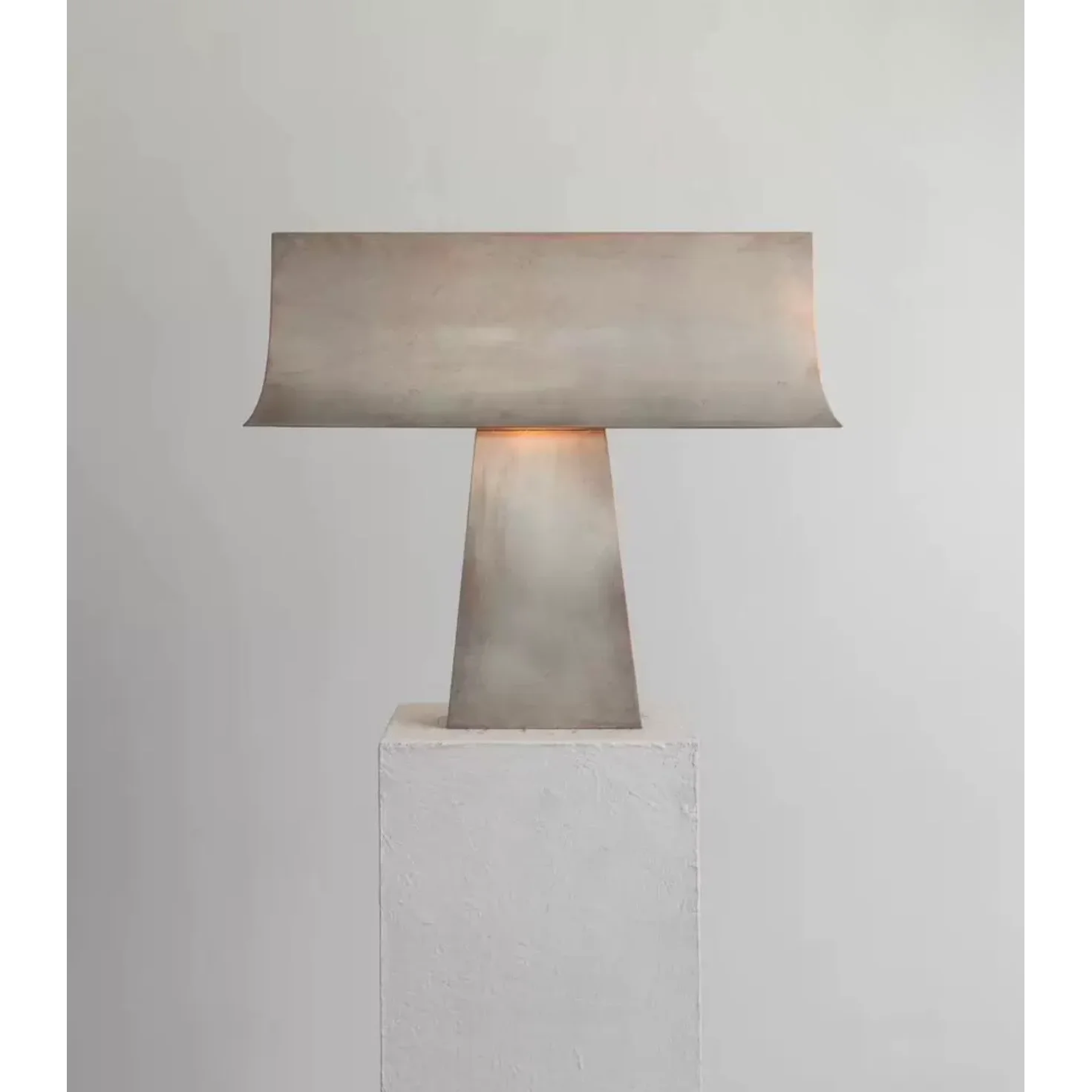 Industrial Stainless Steel Table Lamp – Modern Minimalist Lighting for Office or Living Room