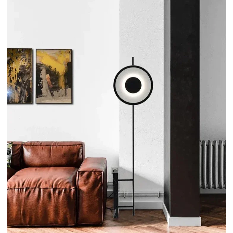 Modern Floor Lamp | Featuring Iron & Marble | for Living Room