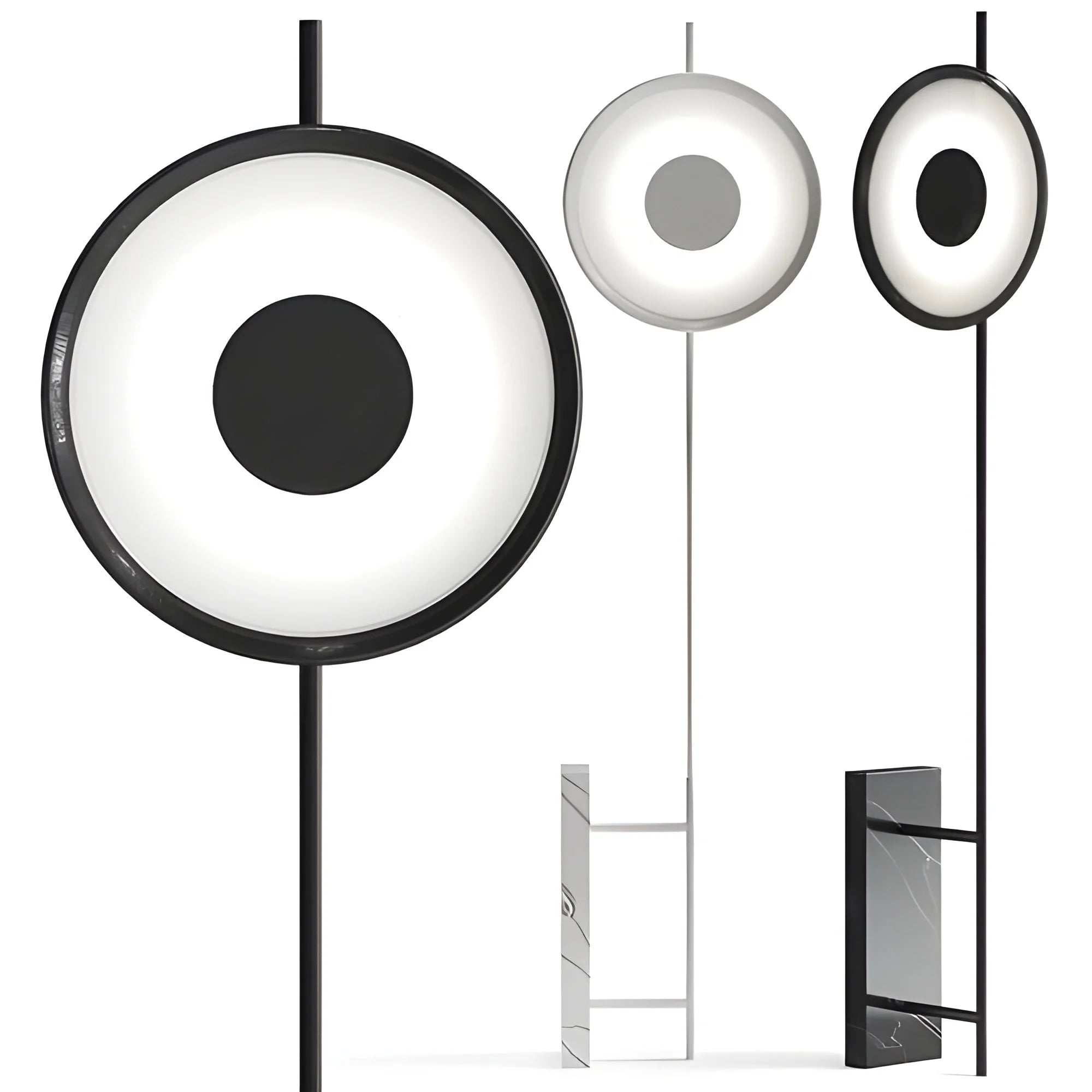 Modern Floor Lamp | Featuring Iron & Marble | for Living Room